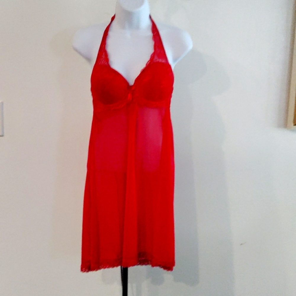 Marilyn Monroe Large Red Lace Negligee